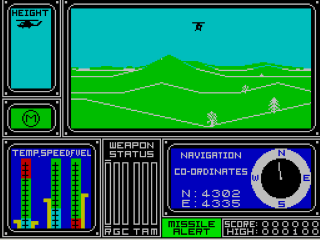 Combat Lynx screenshot 3 for ZX Spectrum